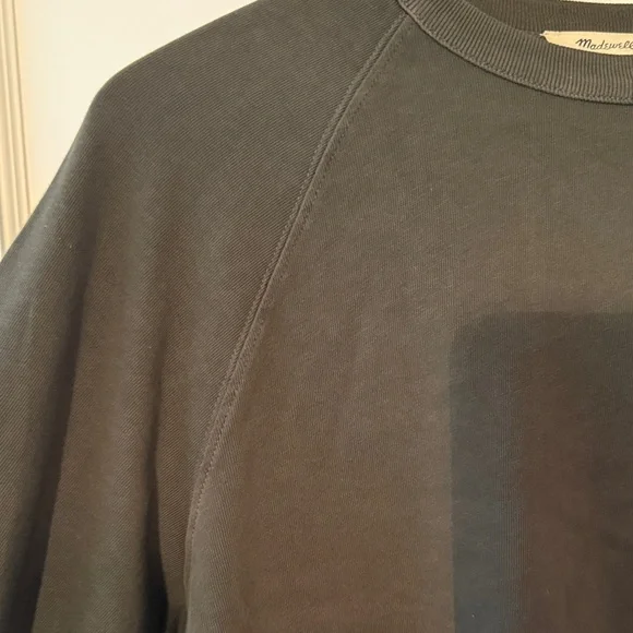 Madewell Raglan Long Sleeve - Midnight Olive - S - Picture 5 of 6